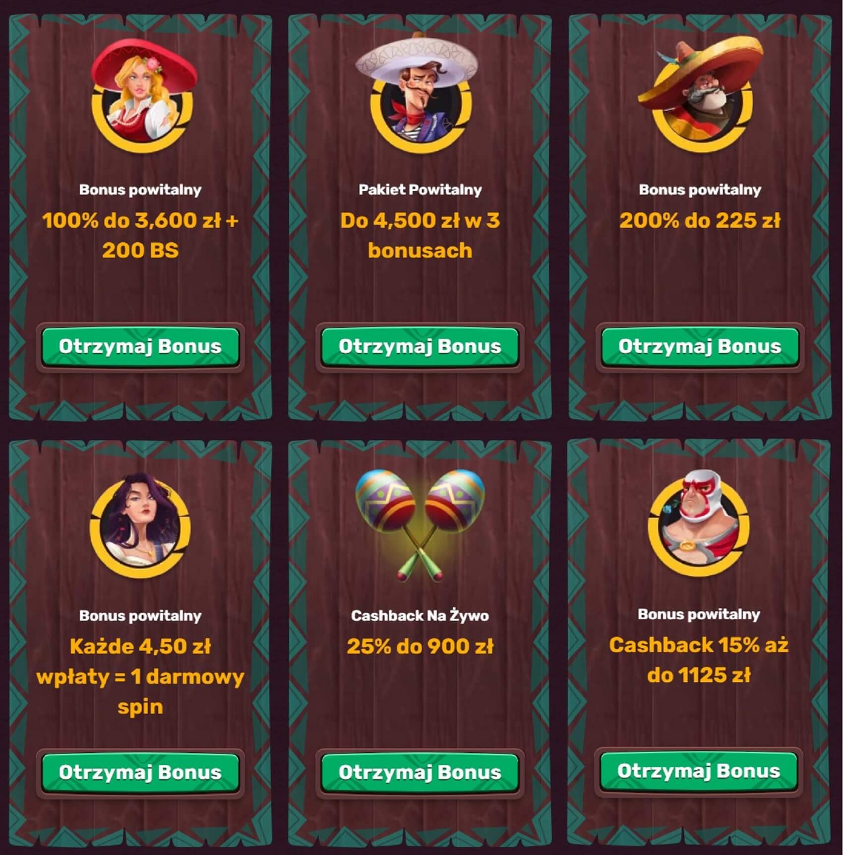 5Gringos casino bonusy powitalne screenshot