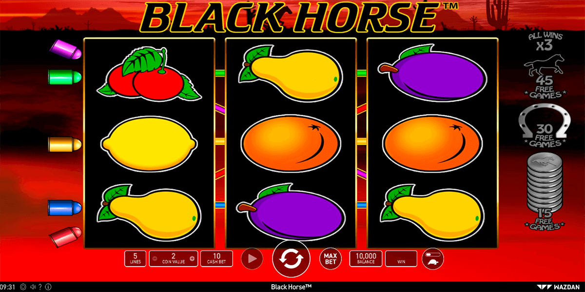 black horse wazdan 
