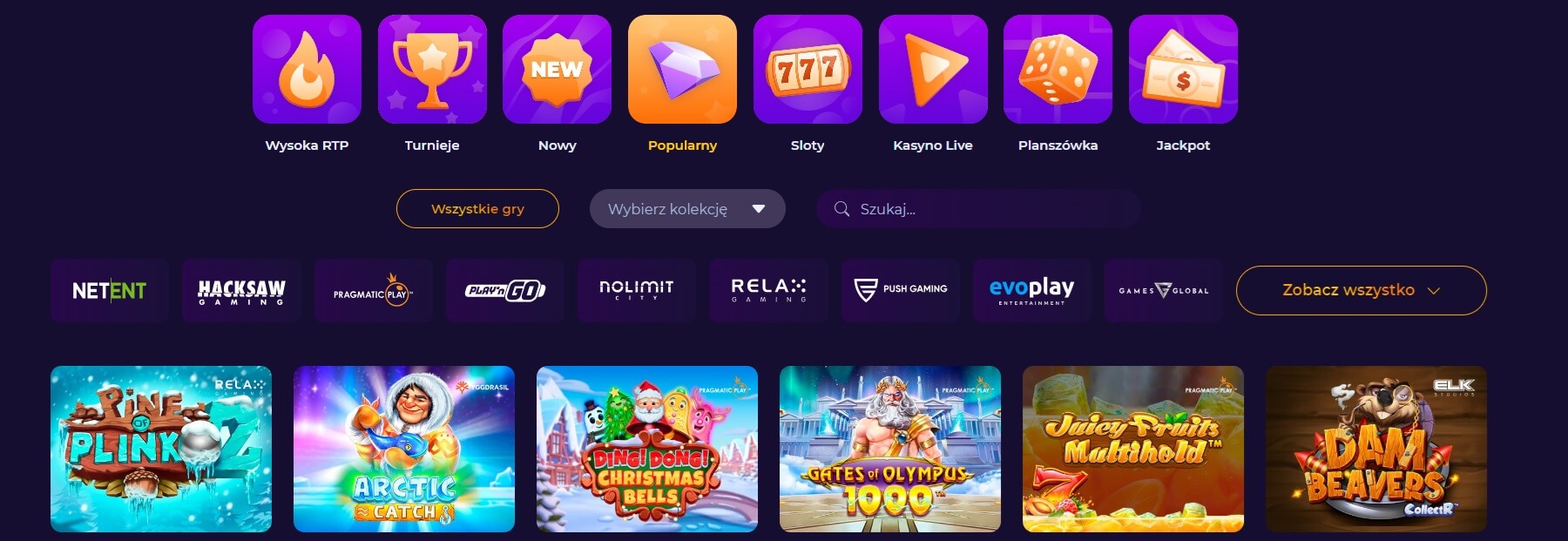 iWild Casino gry hazardowe screenshot
