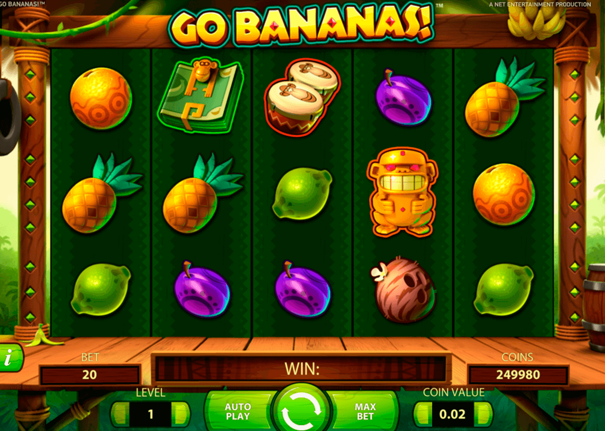 go bananas netent automat online 