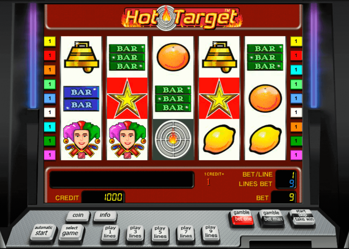 hot target novomatic automat online 