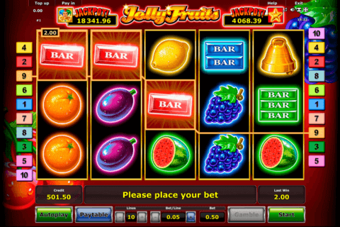 jolly fruits novomatic automat online