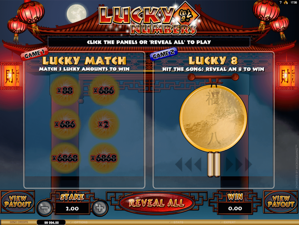 lucky numbers microgaming zdrapka online 