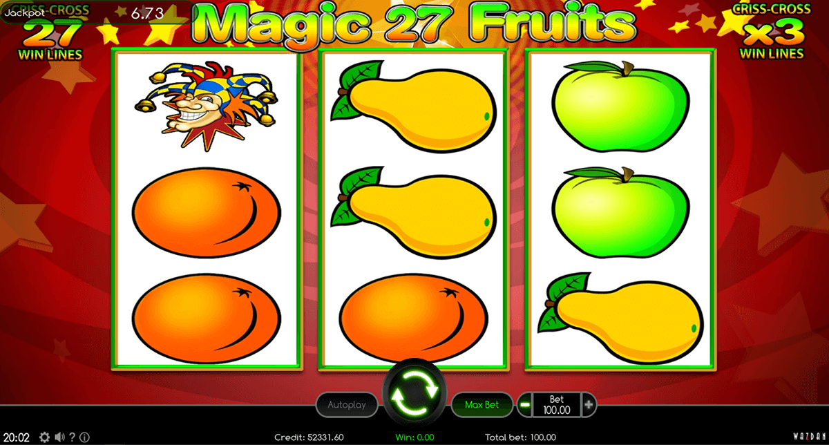 magic fruits 27 wazdan automat online 