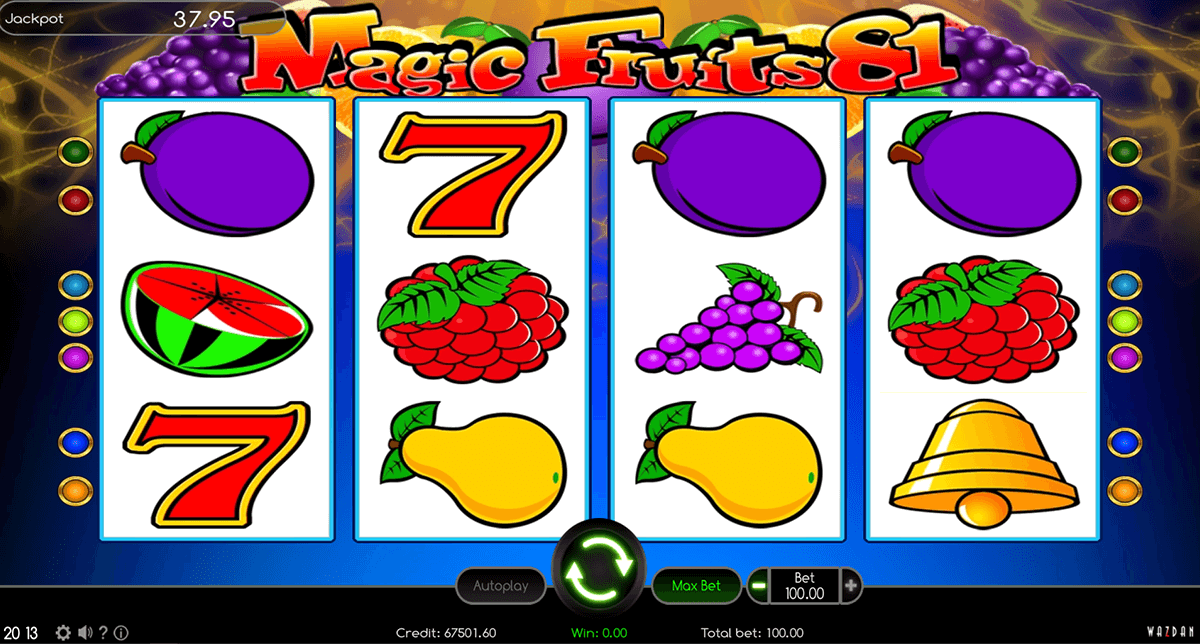 magic fruits 81 wazdan automat online 