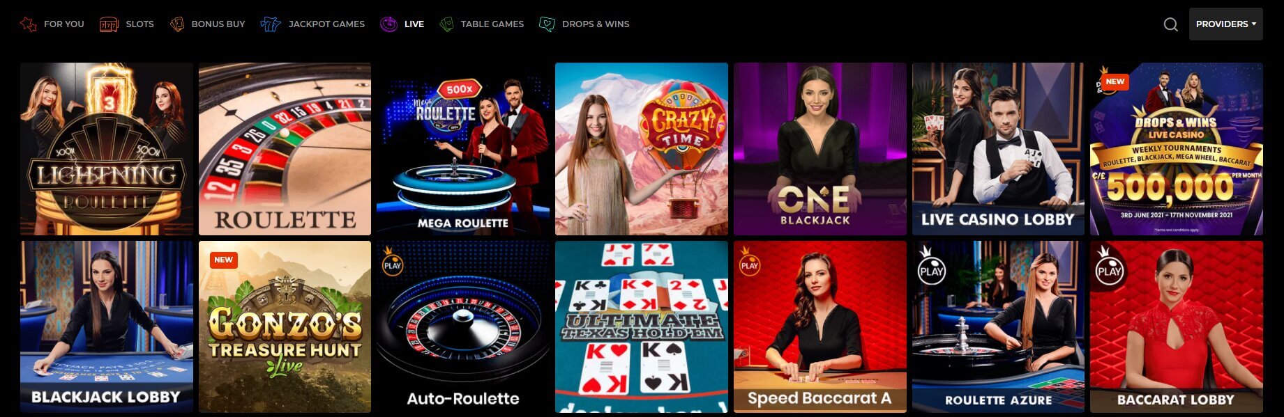 n1 casino na żywo screenshot