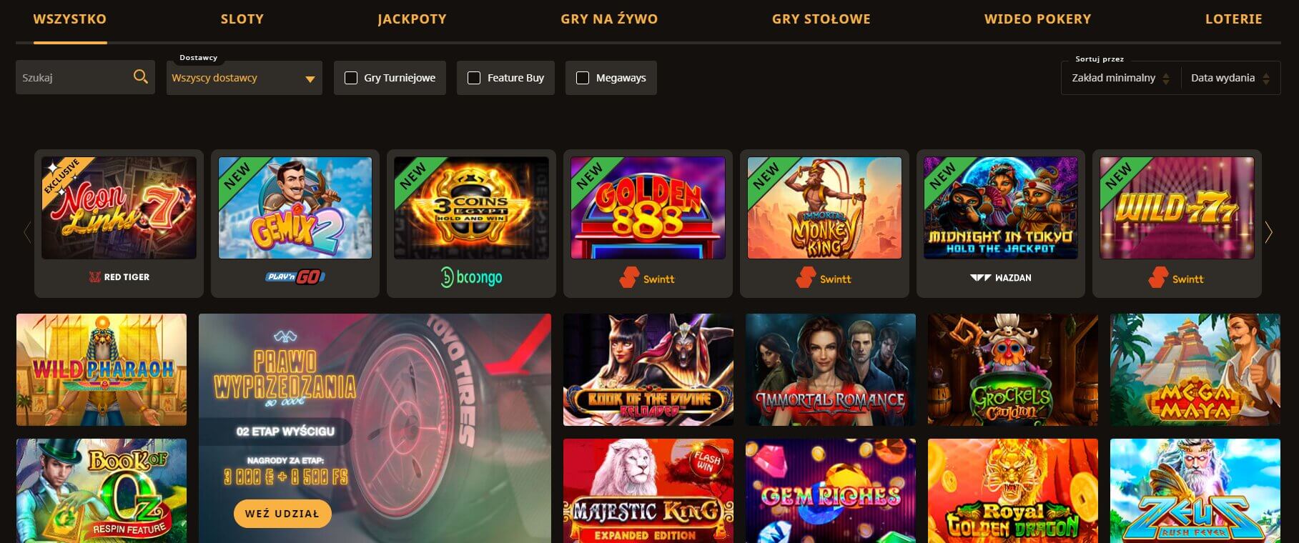 play fortuna casino gry oferowane screenshot