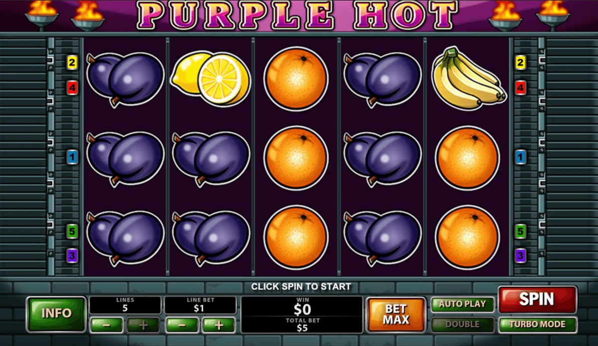 purple hot playtech automat online 